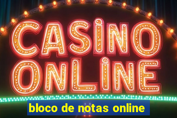 bloco de notas online